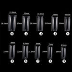 FABIYAN Set di pennelli per unghie Set di pezzi per unghie Set di forniture per lucidatura per unghie, Natural Semi-sticked Small Set, Transparent Semi-sticked Small Set, Natural Full-sticked Small Set, Transparent Full-sticked Small Set               ...