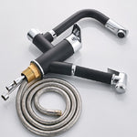 Rubinetto per acqua calda e fredda con doppio rubinetto estraibile da cucina, Wheel Bending Pull, Round Spray Pull, Cube Spray Pull, Round Universal Distortion, Cube Universal Distortion