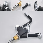 Rubinetto per acqua calda e fredda con doppio rubinetto estraibile da cucina, Wheel Bending Pull, Round Spray Pull, Cube Spray Pull, Round Universal Distortion, Cube Universal Distortion