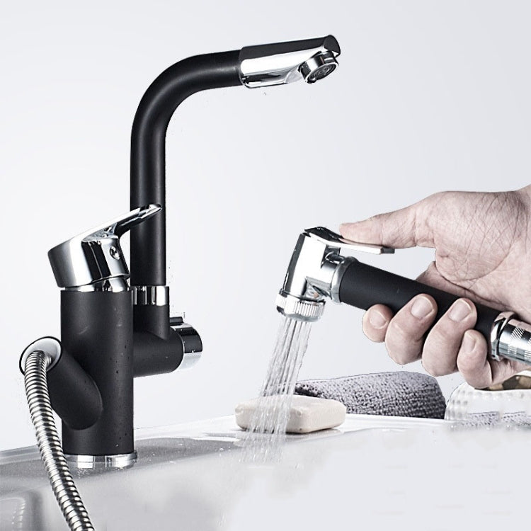 Rubinetto per acqua calda e fredda con doppio rubinetto estraibile da cucina, Wheel Bending Pull, Round Spray Pull, Cube Spray Pull, Round Universal Distortion, Cube Universal Distortion