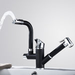 Rubinetto per acqua calda e fredda con doppio rubinetto estraibile da cucina, Wheel Bending Pull, Round Spray Pull, Cube Spray Pull, Round Universal Distortion, Cube Universal Distortion