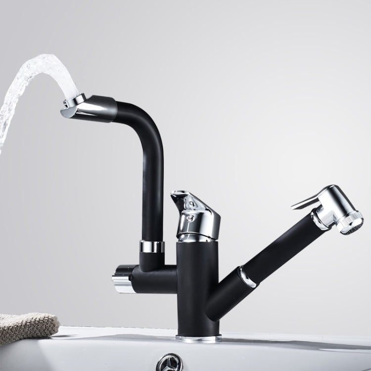 Rubinetto per acqua calda e fredda con doppio rubinetto estraibile da cucina, Wheel Bending Pull, Round Spray Pull, Cube Spray Pull, Round Universal Distortion, Cube Universal Distortion