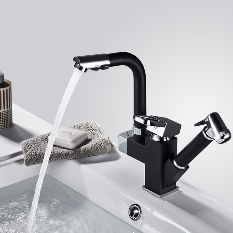 Rubinetto per acqua calda e fredda con doppio rubinetto estraibile da cucina, Wheel Bending Pull, Round Spray Pull, Cube Spray Pull, Round Universal Distortion, Cube Universal Distortion