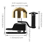 Campanello per bici West Biking Campanello in rame Super-Ring dedicato per bici da strada, West Biking Bicycle Bell(Red), West Biking Bicycle Bell(Copper)