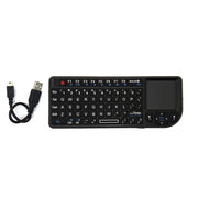 Mini mouse e tastiera wireless A8 con tastiera touchpad laser, English White Backlight, English Colorful Backlight