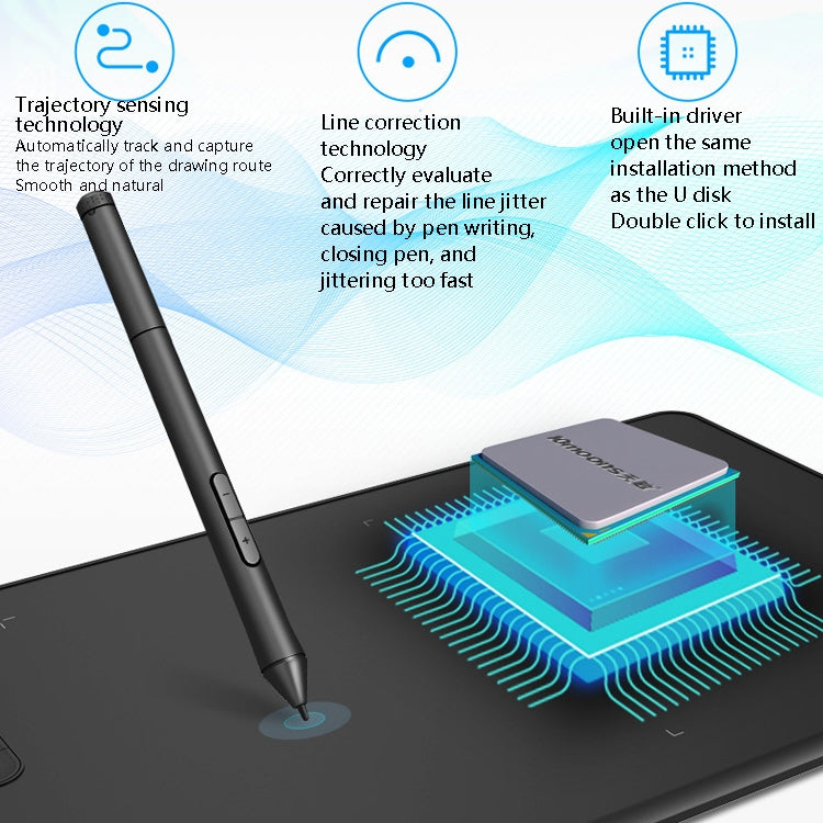 La scheda digitale 10Moons G12 può essere collegata al telefono cellulare Scheda disegnata a mano Scheda di pittura per computer Pannello di input di classe di rete