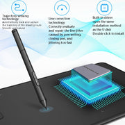 La scheda digitale 10Moons G12 può essere collegata al telefono cellulare Scheda disegnata a mano Scheda di pittura per computer Pannello di input di classe di rete