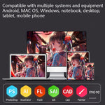 Tavoletta grafica digitale 10Moons G12 compatibile OTG