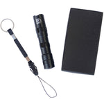JUNGLELEOPARD 3 pezzi in lega di alluminio, torcia a luce forte, mini faretto a LED