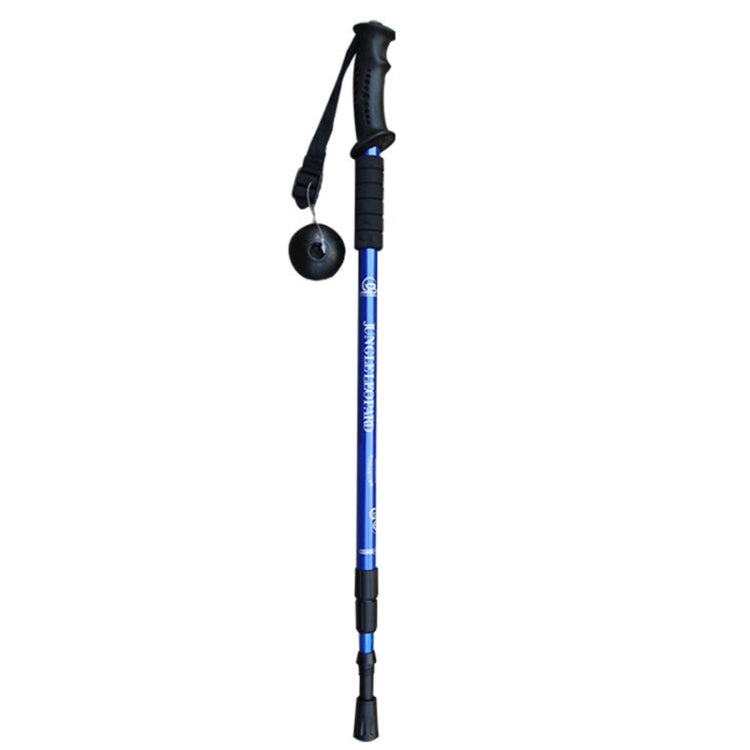 JUNGLELEOPARD Bastone da trekking in alluminio con manico dritto a 3 sezioni Stampelle da passeggio multifunzionali, Red#66-135cm, Blue#66-135cm, Black#66-135cm, Silver White#66-135cm
