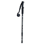 JUNGLELEOPARD Bastone da trekking in alluminio con manico dritto a 3 sezioni Stampelle da passeggio multifunzionali, Red#66-135cm, Blue#66-135cm, Black#66-135cm, Silver White#66-135cm