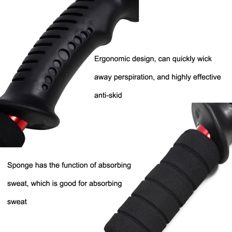 JUNGLELEOPARD Bastone da trekking in alluminio con manico dritto a 3 sezioni Stampelle da passeggio multifunzionali, Red#66-135cm, Blue#66-135cm, Black#66-135cm, Silver White#66-135cm