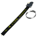 Eliminatore di cintura elettrostatica per auto P116 da 2 pezzi Eliminatore di elettricità statica in gomma metallica con catena di messa a terra sospesa, Cars, SUV