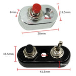 Accessori per la modifica della motocicletta Interruttore sul manubrio Fari Faretti Luci di sorpasso Spegnimento Avvio Avvio Corno di accensione Interruttore combinato, Single Switch Black, Single Switch Silver, Double Switch Black, Double Switch Silver