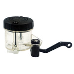 Raccordi modificati per motociclette Olio freno anteriore Coppa olio liquido Pompa diretta Vaso olio universale di grande capacità, (Black), (Transparent)