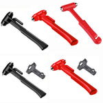 Martello salvavita per la sicurezza dell'auto, interruttore per finestrini multifunzionale di emergenza per auto, Upgraded Black, Upgraded Red, Ordinary Red, Deluxed Black With Fixed Rack, Deluxed Red With Fixed Rack, Deluxed Silver 3 in 1
