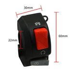 Interruttore di avviamento estinto con rubinetto modificato per motocicletta da 2 pezzi, Faucet Extinguished Start Switch