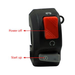 Interruttore di avviamento estinto con rubinetto modificato per motocicletta da 2 pezzi, Faucet Extinguished Start Switch