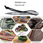Ombrello Corda Ago Marlin Spike Bracciale Strumento per tessitura fai-da-te, Specifica:, 4 PCS / Set Black, 4 PCS / Set Silver, 5 PCS / Set Black, 5 PCS / Set Silver, 6 PCS / Set Black, 6 PCS / Set Silver, 7 PCS / Set Black, 7 PCS / Set Silver         ...