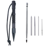 Ombrello Corda Ago Marlin Spike Bracciale Strumento per tessitura fai-da-te, Specifica:, 4 PCS / Set Black, 4 PCS / Set Silver, 5 PCS / Set Black, 5 PCS / Set Silver, 6 PCS / Set Black, 6 PCS / Set Silver, 7 PCS / Set Black, 7 PCS / Set Silver         ...