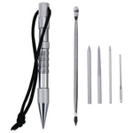 Ombrello Corda Ago Marlin Spike Bracciale Strumento per tessitura fai-da-te, Specifica:, 4 PCS / Set Black, 4 PCS / Set Silver, 5 PCS / Set Black, 5 PCS / Set Silver, 6 PCS / Set Black, 6 PCS / Set Silver, 7 PCS / Set Black, 7 PCS / Set Silver         ...
