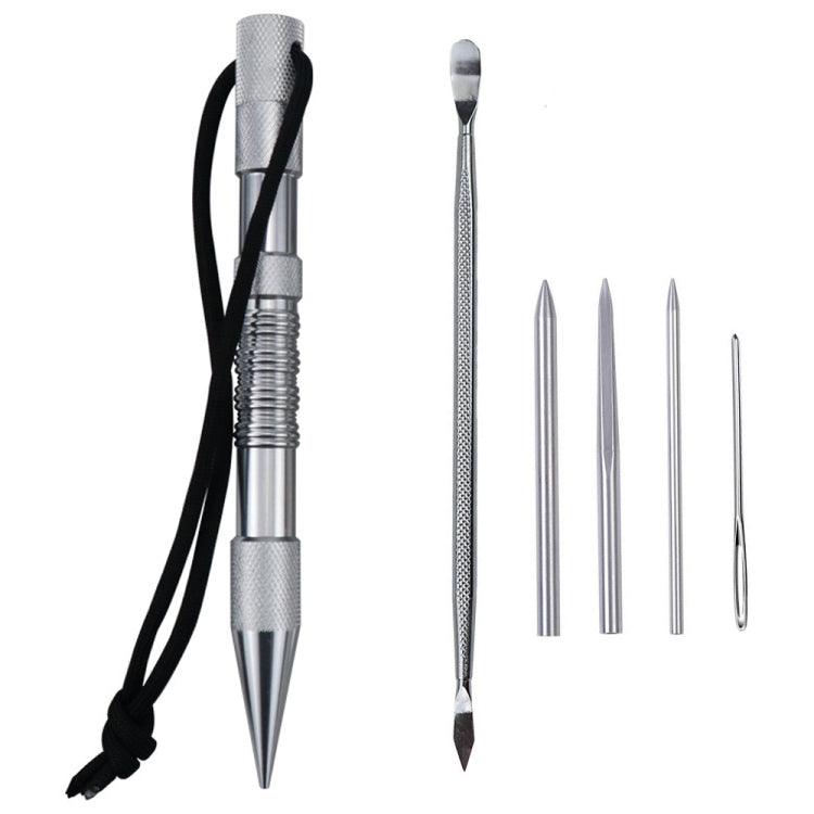 Ombrello Corda Ago Marlin Spike Bracciale Strumento per tessitura fai-da-te, Specifica:, 4 PCS / Set Black, 4 PCS / Set Silver, 5 PCS / Set Black, 5 PCS / Set Silver, 6 PCS / Set Black, 6 PCS / Set Silver, 7 PCS / Set Black, 7 PCS / Set Silver         ...