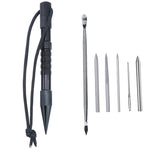 Ombrello Corda Ago Marlin Spike Bracciale Strumento per tessitura fai-da-te, Specifica:, 4 PCS / Set Black, 4 PCS / Set Silver, 5 PCS / Set Black, 5 PCS / Set Silver, 6 PCS / Set Black, 6 PCS / Set Silver, 7 PCS / Set Black, 7 PCS / Set Silver         ...