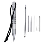 Ombrello Corda Ago Marlin Spike Bracciale Strumento per tessitura fai-da-te, Specifica:, 4 PCS / Set Black, 4 PCS / Set Silver, 5 PCS / Set Black, 5 PCS / Set Silver, 6 PCS / Set Black, 6 PCS / Set Silver, 7 PCS / Set Black, 7 PCS / Set Silver         ...
