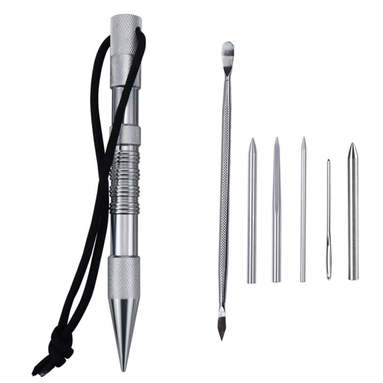 Ombrello Corda Ago Marlin Spike Bracciale Strumento per tessitura fai-da-te, Specifica:, 4 PCS / Set Black, 4 PCS / Set Silver, 5 PCS / Set Black, 5 PCS / Set Silver, 6 PCS / Set Black, 6 PCS / Set Silver, 7 PCS / Set Black, 7 PCS / Set Silver         ...