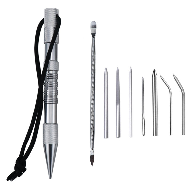 Ombrello Corda Ago Marlin Spike Bracciale Strumento per tessitura fai-da-te, Specifica:, 4 PCS / Set Black, 4 PCS / Set Silver, 5 PCS / Set Black, 5 PCS / Set Silver, 6 PCS / Set Black, 6 PCS / Set Silver, 7 PCS / Set Black, 7 PCS / Set Silver         ...
