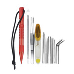 Ombrello Corda Ago Marlin Spike Bracciale Strumento per tessitura fai-da-te, Specifica:, 4 PCS / Set Black, 4 PCS / Set Silver, 5 PCS / Set Black, 5 PCS / Set Silver, 6 PCS / Set Black, 6 PCS / Set Silver, 7 PCS / Set Black, 7 PCS / Set Silver         ...