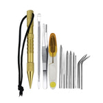 Ombrello Corda Ago Marlin Spike Bracciale Strumento per tessitura fai-da-te, Specifica:, 4 PCS / Set Black, 4 PCS / Set Silver, 5 PCS / Set Black, 5 PCS / Set Silver, 6 PCS / Set Black, 6 PCS / Set Silver, 7 PCS / Set Black, 7 PCS / Set Silver         ...