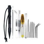 Ombrello Corda Ago Marlin Spike Bracciale Strumento per tessitura fai-da-te, Specifica:, 4 PCS / Set Black, 4 PCS / Set Silver, 5 PCS / Set Black, 5 PCS / Set Silver, 6 PCS / Set Black, 6 PCS / Set Silver, 7 PCS / Set Black, 7 PCS / Set Silver         ...