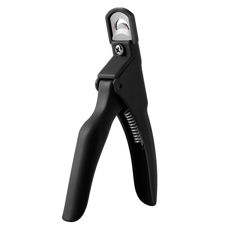 5 forbici per unghie, forbici a forma di U, forbici per unghie finte per unghie francesi fai da te, Black, Rose Red, Blue With Hood, Black With Hood, Orange With Hood, Rose Red With Hood, Light Blue
