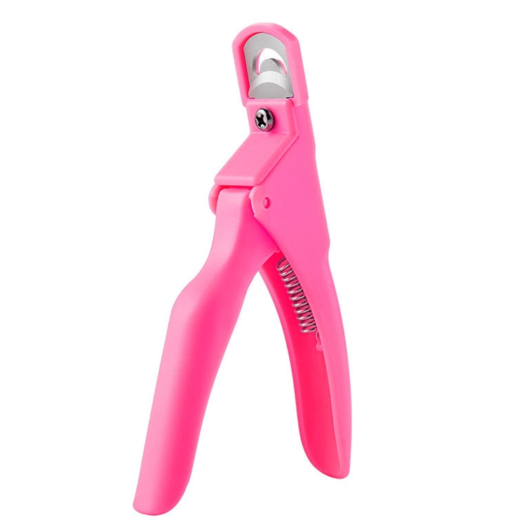 5 forbici per unghie, forbici a forma di U, forbici per unghie finte per unghie francesi fai da te, Black, Rose Red, Blue With Hood, Black With Hood, Orange With Hood, Rose Red With Hood, Light Blue