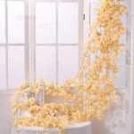Vite di fiori decorativi in plastica in rattan Sakura da 2 pezzi, 135 Flowers Champagne, 135 Flowers Light Pink, 135 Flowers Deep Pink, 135 Flowers White, 256 Flowers Light Pink, 256 Flowers Deep Pink, 256 Flowers White