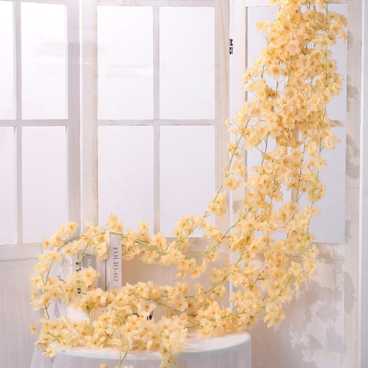 Vite di fiori decorativi in plastica in rattan Sakura da 2 pezzi, 135 Flowers Champagne, 135 Flowers Light Pink, 135 Flowers Deep Pink, 135 Flowers White, 256 Flowers Light Pink, 256 Flowers Deep Pink, 256 Flowers White