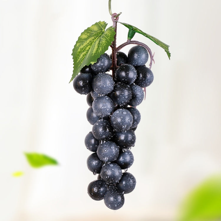 Simulazione di frutta Simulazione uva PVC con puntelli di germogli di uva color crema, 4 Bunches 36 Black Grapes, 4 Bunches 36 Green Grapes, 4 Bunches 36 Red Grapes, 4 Bunches 36 Grain Agate Grapes, 4 Bunches 36 Purple Grapes, 4 Bunches 60 Black Grapes...
