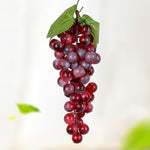 Simulazione di frutta Simulazione uva PVC con puntelli di germogli di uva color crema, 4 Bunches 36 Black Grapes, 4 Bunches 36 Green Grapes, 4 Bunches 36 Red Grapes, 4 Bunches 36 Grain Agate Grapes, 4 Bunches 36 Purple Grapes, 4 Bunches 60 Black Grapes...