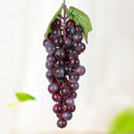 Simulazione di frutta Simulazione uva PVC con puntelli di germogli di uva color crema, 4 Bunches 36 Black Grapes, 4 Bunches 36 Green Grapes, 4 Bunches 36 Red Grapes, 4 Bunches 36 Grain Agate Grapes, 4 Bunches 36 Purple Grapes, 4 Bunches 60 Black Grapes...