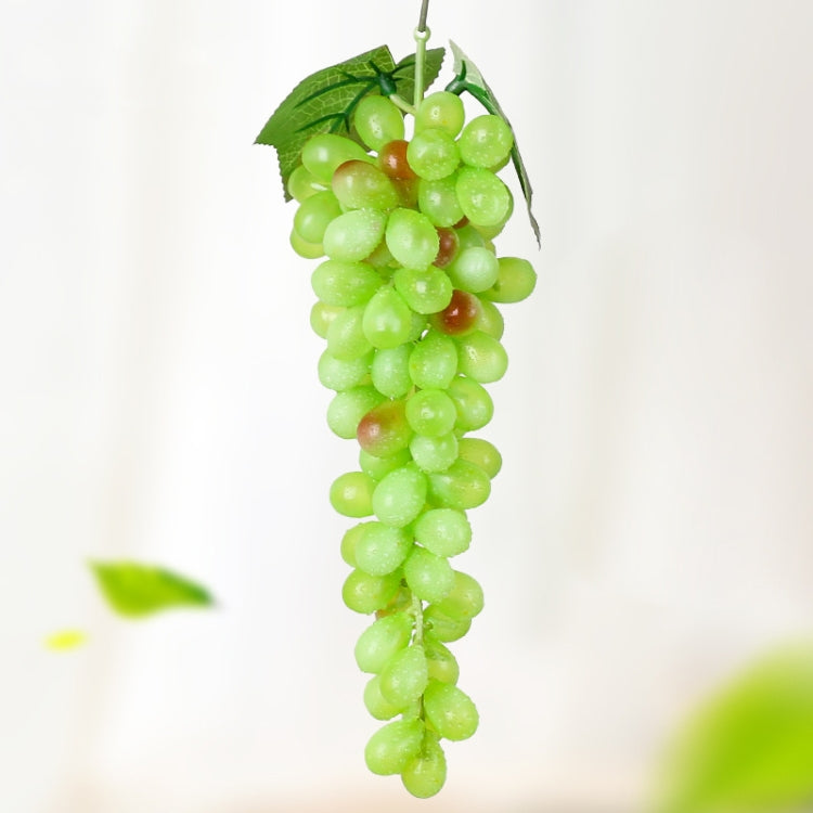 Simulazione di frutta Simulazione uva PVC con puntelli di germogli di uva color crema, 4 Bunches 36 Black Grapes, 4 Bunches 36 Green Grapes, 4 Bunches 36 Red Grapes, 4 Bunches 36 Grain Agate Grapes, 4 Bunches 36 Purple Grapes, 4 Bunches 60 Black Grapes...