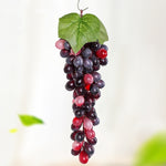 Simulazione di frutta Simulazione uva PVC con puntelli di germogli di uva color crema, 4 Bunches 36 Black Grapes, 4 Bunches 36 Green Grapes, 4 Bunches 36 Red Grapes, 4 Bunches 36 Grain Agate Grapes, 4 Bunches 36 Purple Grapes, 4 Bunches 60 Black Grapes...