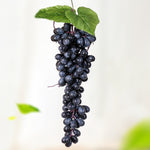 Simulazione di frutta Simulazione uva PVC con puntelli di germogli di uva color crema, 4 Bunches 36 Black Grapes, 4 Bunches 36 Green Grapes, 4 Bunches 36 Red Grapes, 4 Bunches 36 Grain Agate Grapes, 4 Bunches 36 Purple Grapes, 4 Bunches 60 Black Grapes...