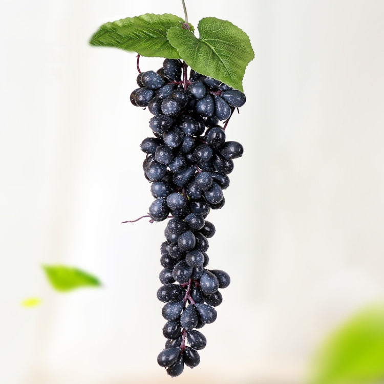 Simulazione di frutta Simulazione uva PVC con puntelli di germogli di uva color crema, 4 Bunches 36 Black Grapes, 4 Bunches 36 Green Grapes, 4 Bunches 36 Red Grapes, 4 Bunches 36 Grain Agate Grapes, 4 Bunches 36 Purple Grapes, 4 Bunches 60 Black Grapes...