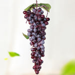 Simulazione di frutta Simulazione uva PVC con puntelli di germogli di uva color crema, 4 Bunches 36 Black Grapes, 4 Bunches 36 Green Grapes, 4 Bunches 36 Red Grapes, 4 Bunches 36 Grain Agate Grapes, 4 Bunches 36 Purple Grapes, 4 Bunches 60 Black Grapes...
