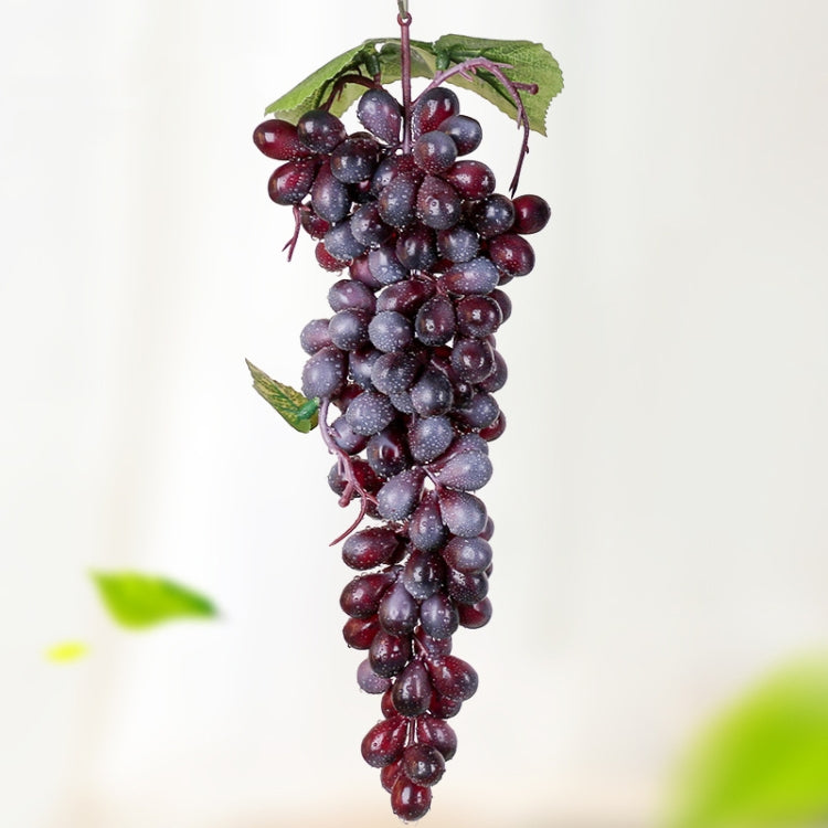 Simulazione di frutta Simulazione uva PVC con puntelli di germogli di uva color crema, 4 Bunches 36 Black Grapes, 4 Bunches 36 Green Grapes, 4 Bunches 36 Red Grapes, 4 Bunches 36 Grain Agate Grapes, 4 Bunches 36 Purple Grapes, 4 Bunches 60 Black Grapes...