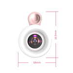 Luce anello selfie con obiettivo macro per smartphone