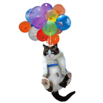 Ciondolo per specchietto retrovisore per auto con ciondolo a forma di palloncino colorato da 2 pezzi, Colorful Balloon Cat