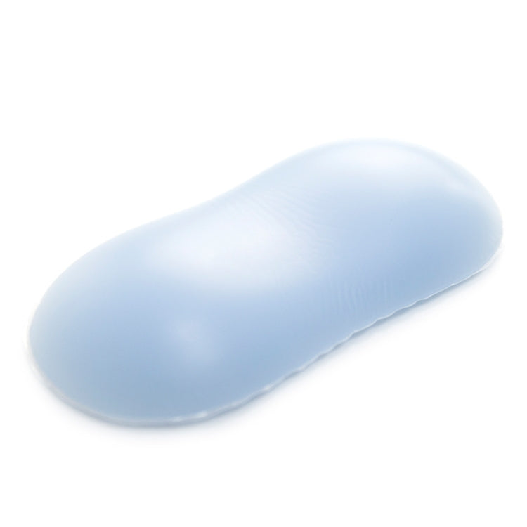 Supporto per mouse da polso in cristallo con cuscino per mano in silicone creativo con cinturino creativo, Light Blue, Pink, Light Blue-Medium, Light Blue-Large