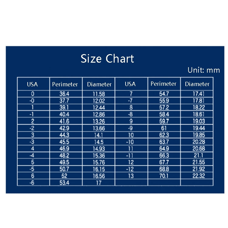 10 strumenti per la misurazione del cerchio dell'anello in plastica, 2 PCS